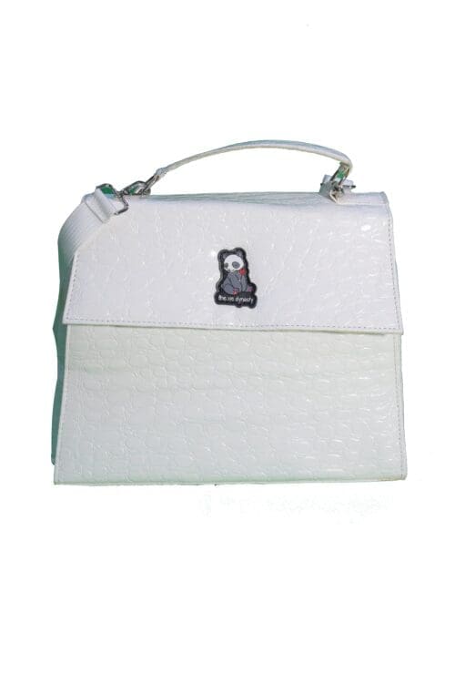 תיק קלאץ' מעור קל משקל עם תווית תנין, גרסה 2.4