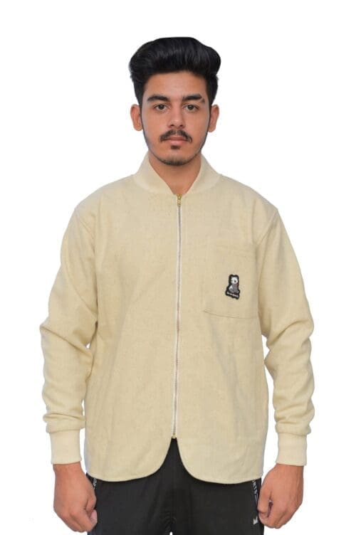 gentlemen's "shrink the world™" Super 230's merino wool bomber jacket sweater rev. 1.4