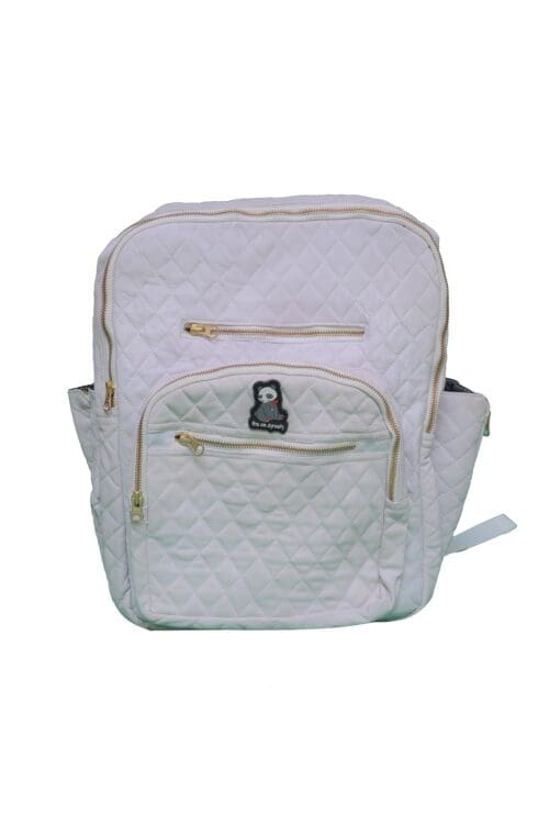 lightweight quilted genuine sheepskin padded laptop backpack rev. 2.4